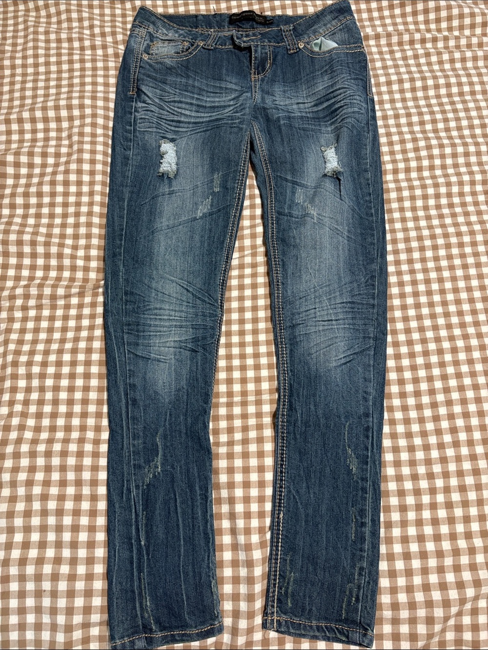 Skinny Distressed Blue Women’s Jeans
